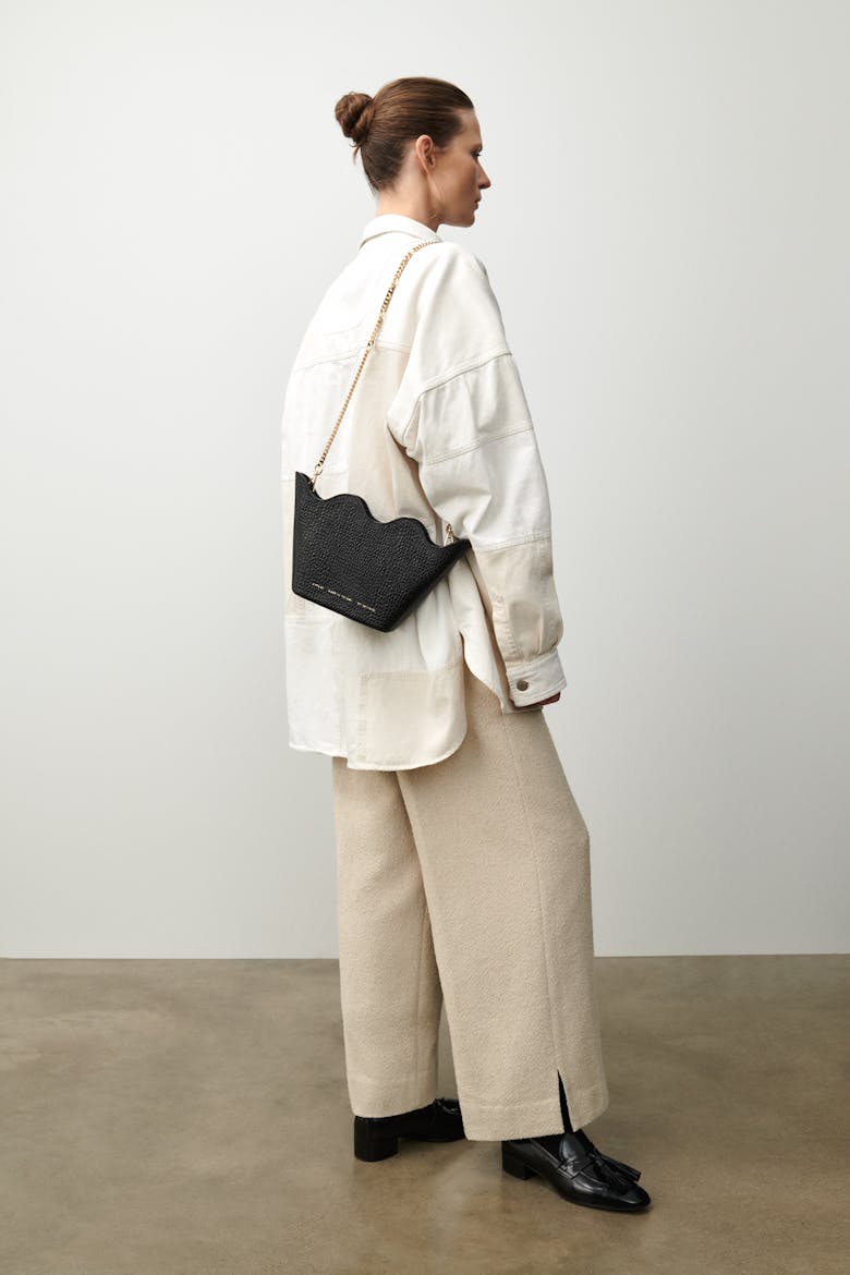 Small Wave Bag “fine crocodile”