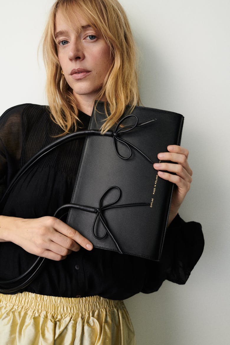 Small Tote Bag with Bows