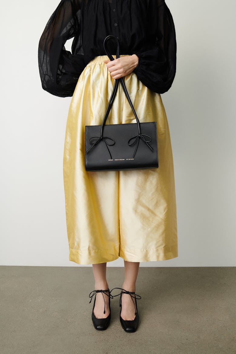 Small Tote Bag with Bows