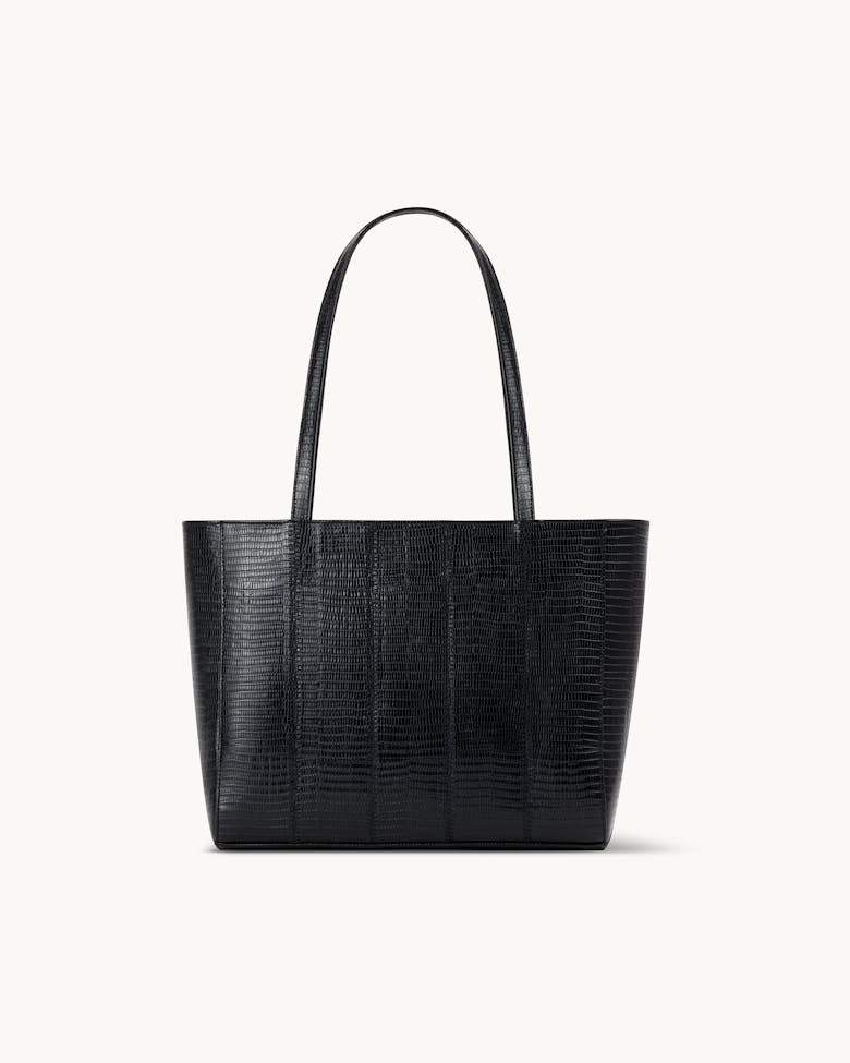 Classic Patchwork Shopper Bag “black lizard”