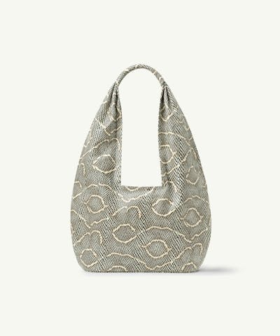 Small Hobo Bag “beige python”