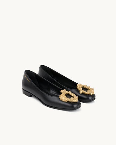 Ballet Flats with Decorative “Sękacz” Buckle