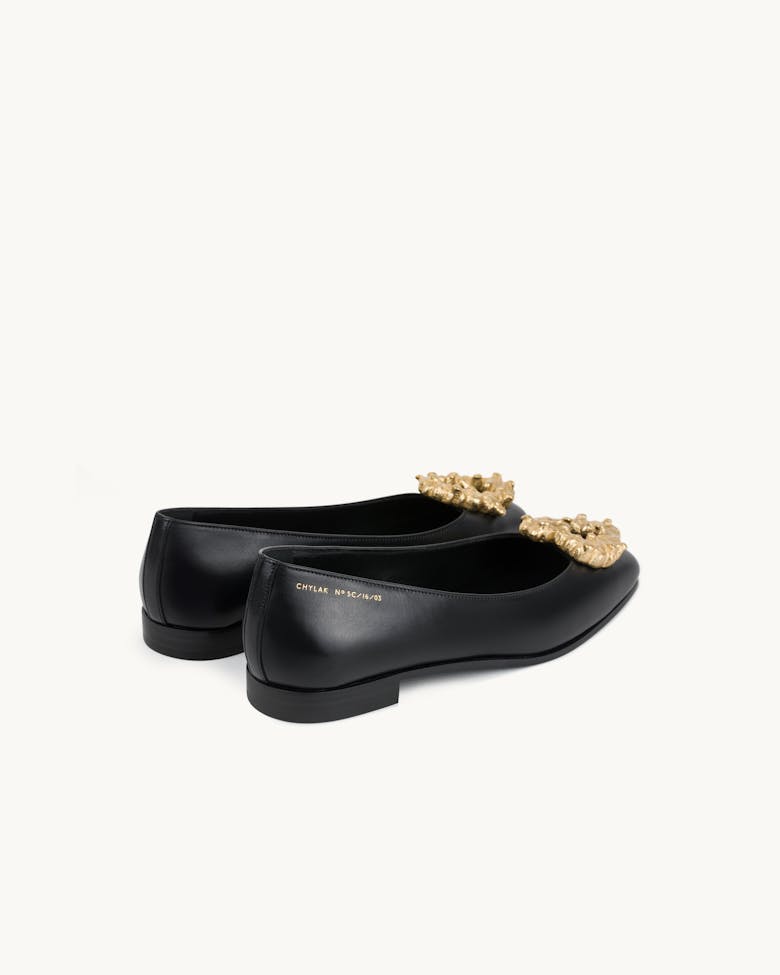 Ballet Flats with Decorative “Sękacz” Buckle
