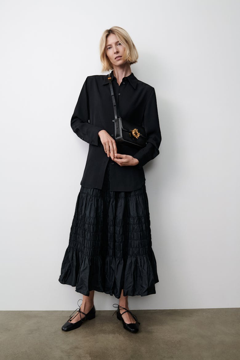 Shoulder Bag with Decorative “Sękacz” Buckle