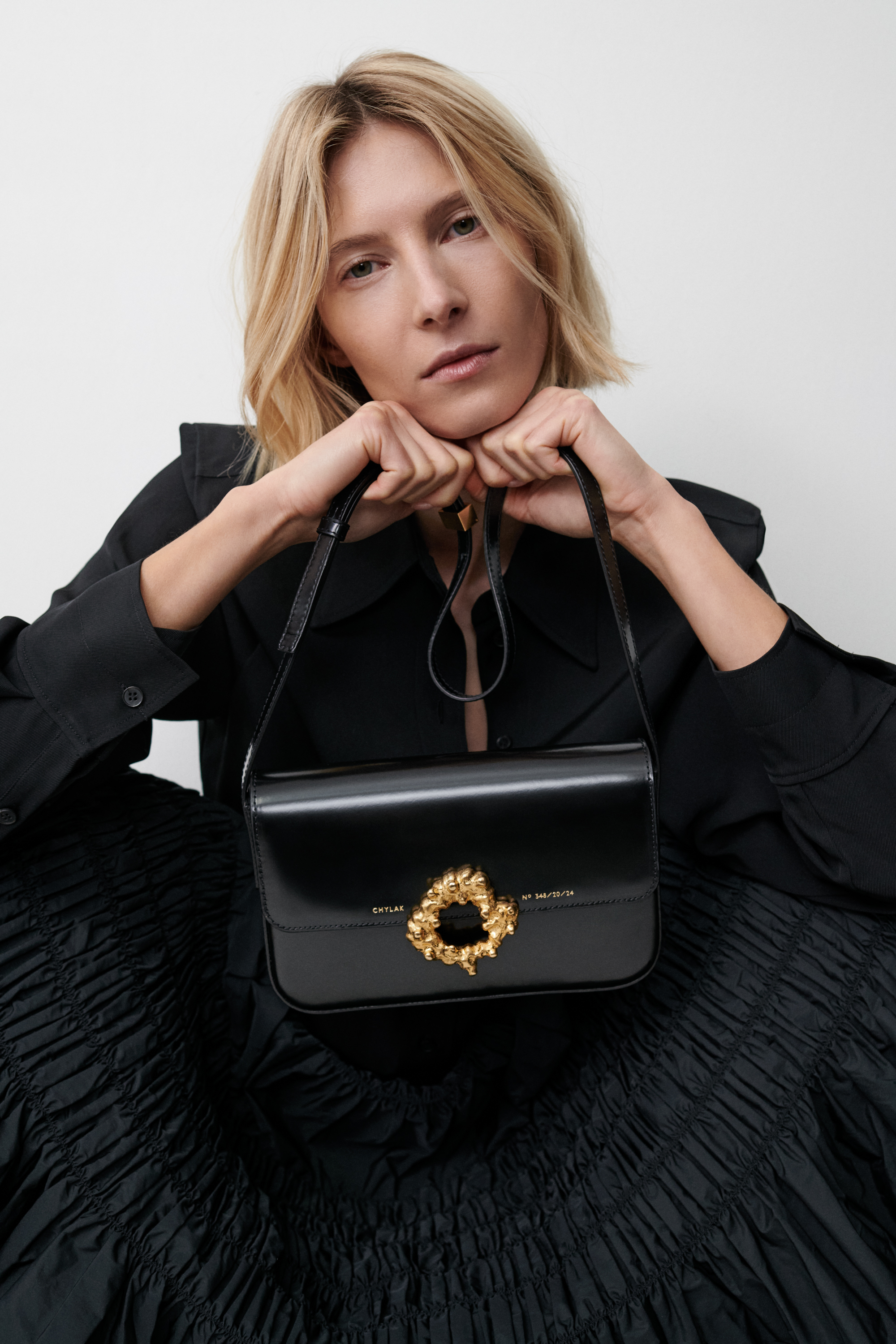 Shoulder Bag with Decorative “Sękacz” Buckle - Chylak