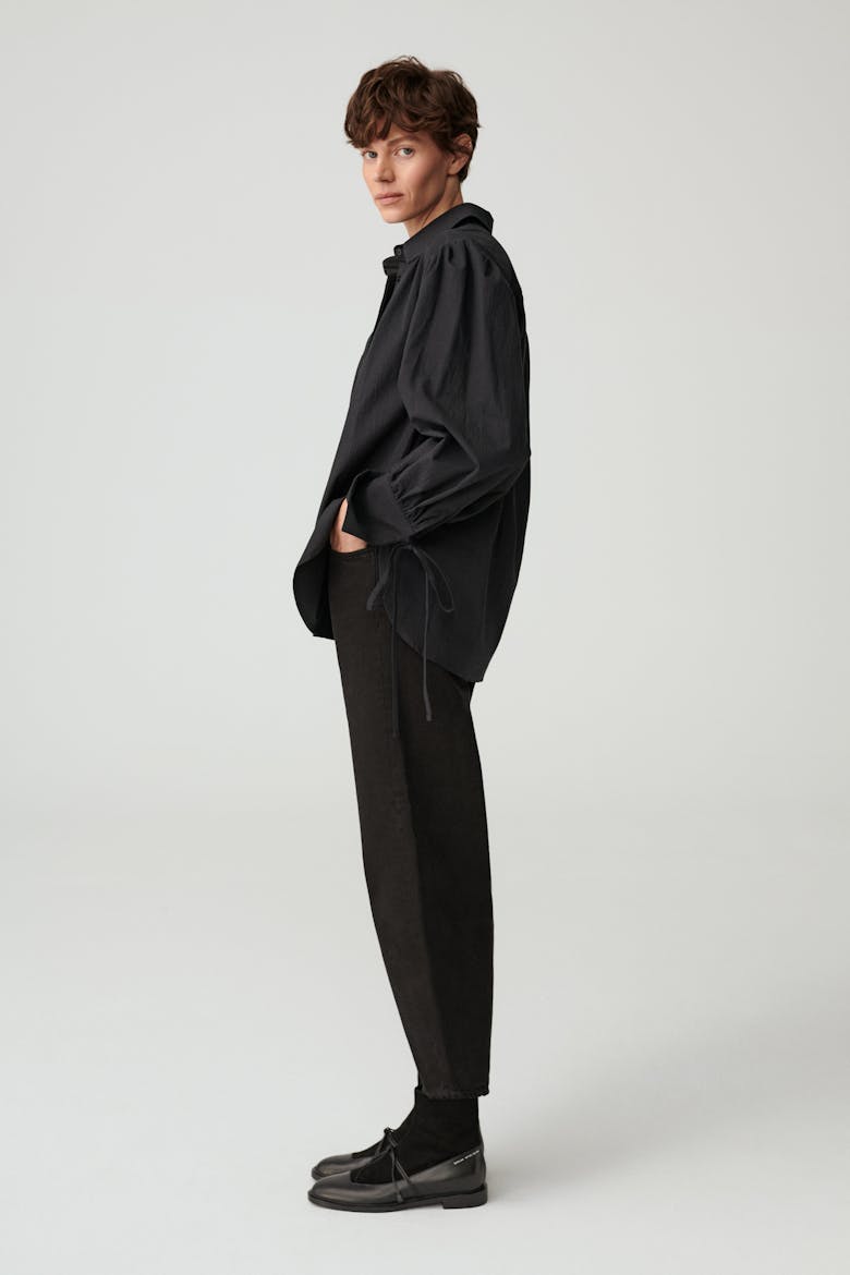 Booties with Leather Ties