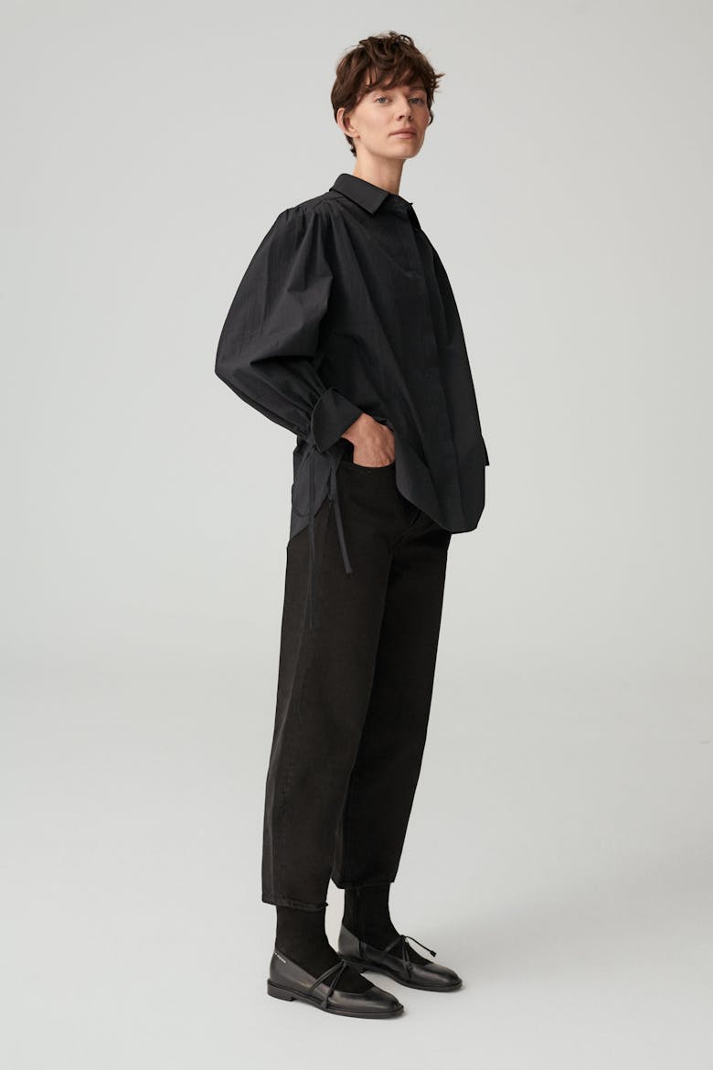 Booties with Leather Ties