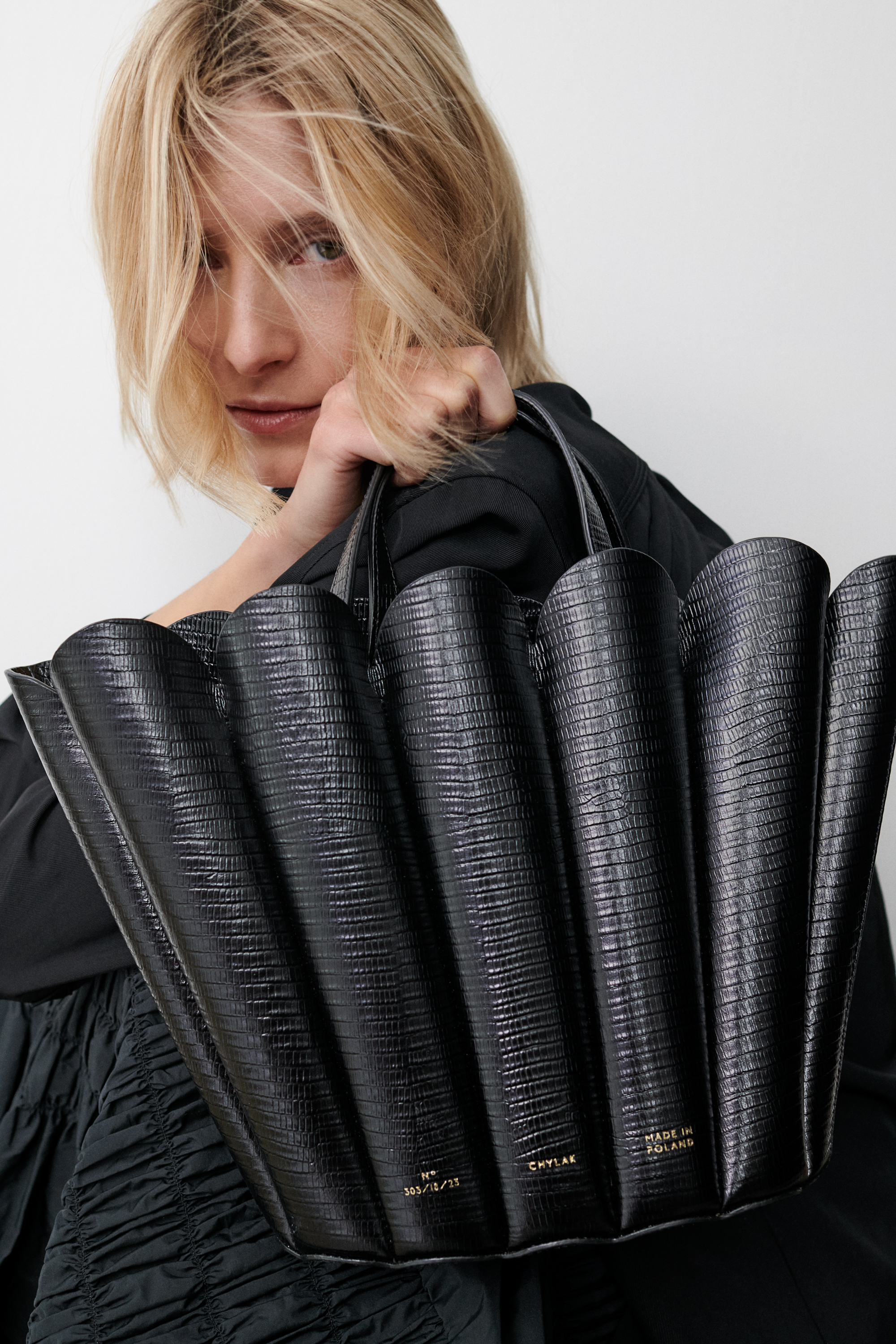 Shell Bag “black lizard” - Chylak