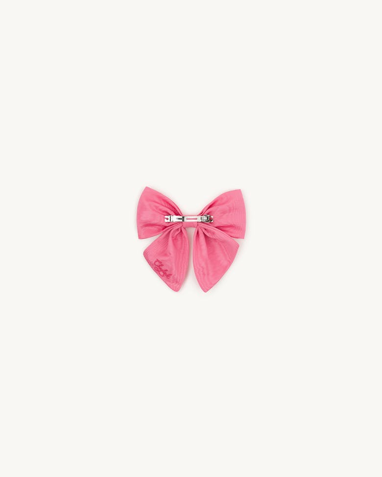 Pink Bow with Pearls