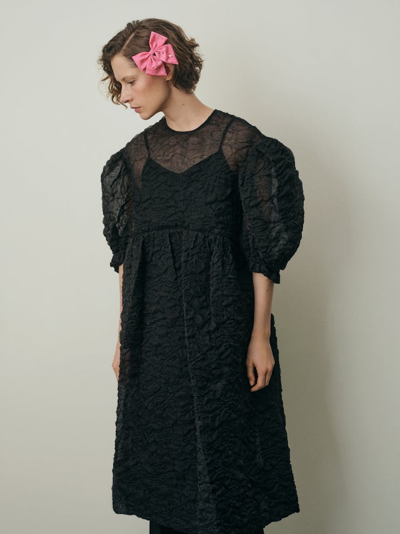 Pink Mini Bow with Pearls