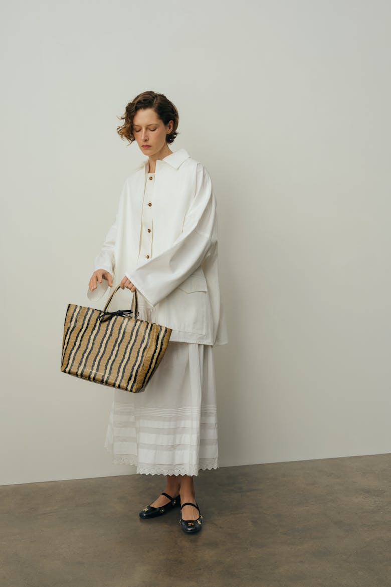 Square Shopper “striped python”