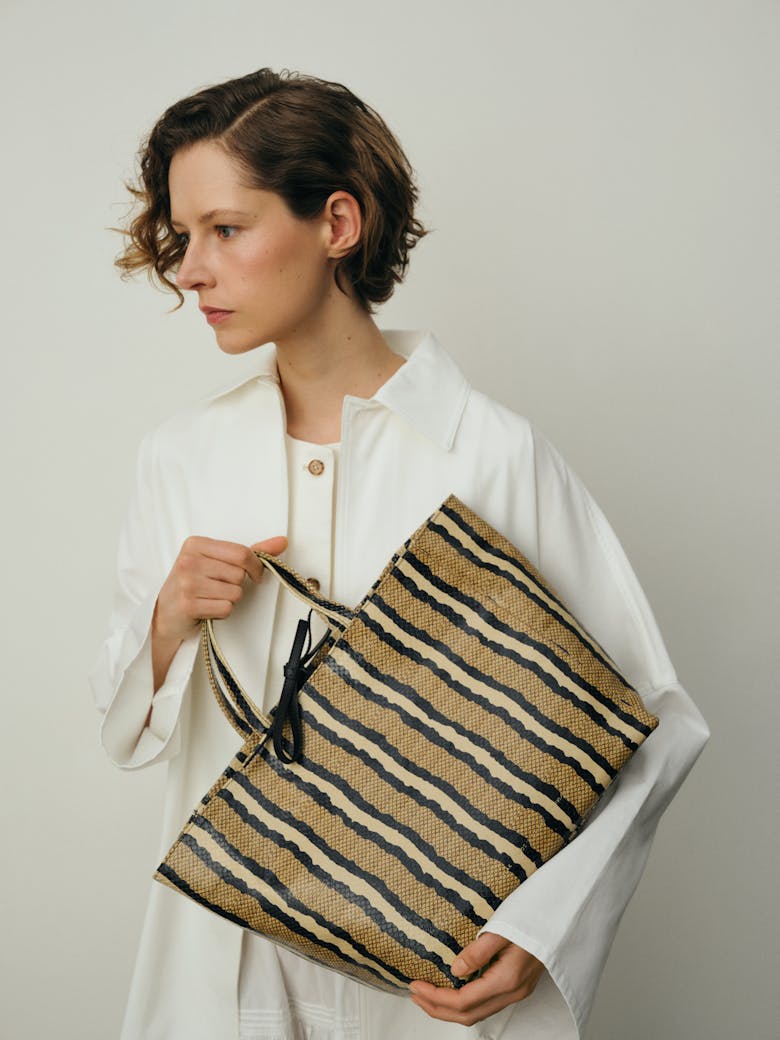 Square Shopper “striped python”