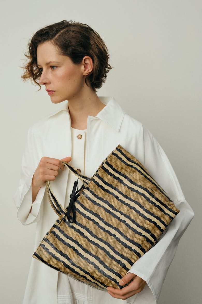 Square Shopper “striped python”