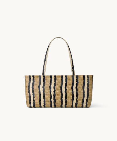 Mini Tote “striped python”