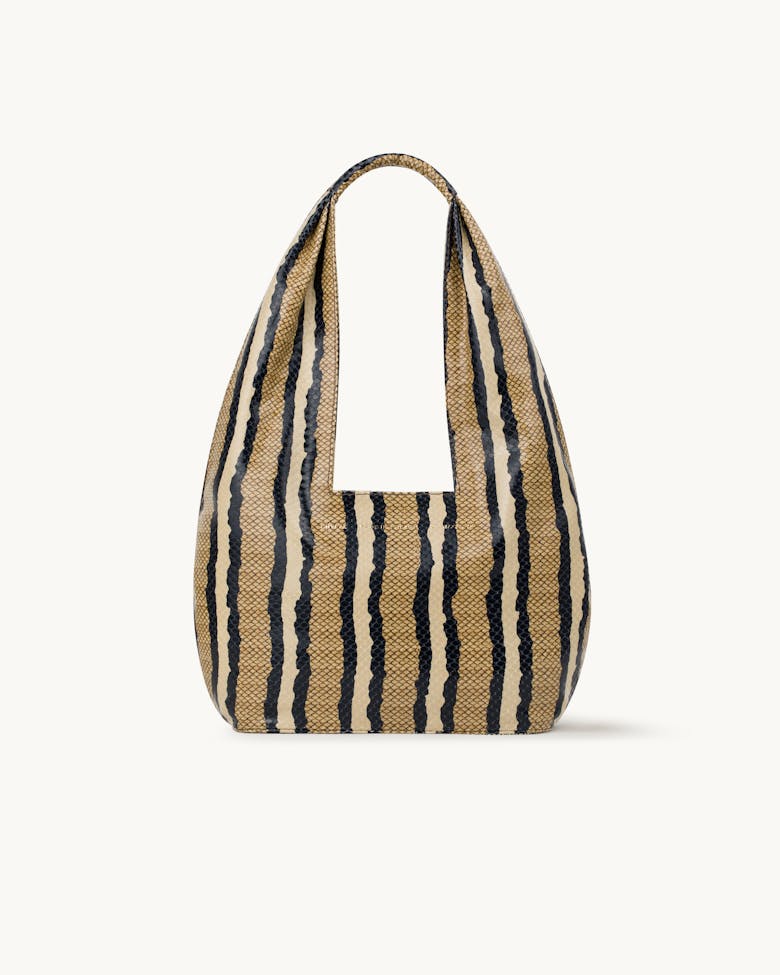 Small Hobo Bag “striped python”