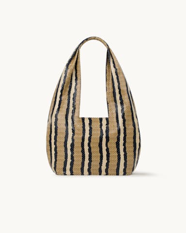 Mała Torba Hobo „pyton w paski”