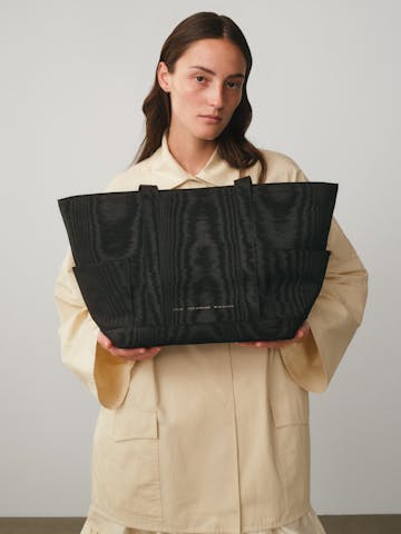 Shopper Moiré czarny