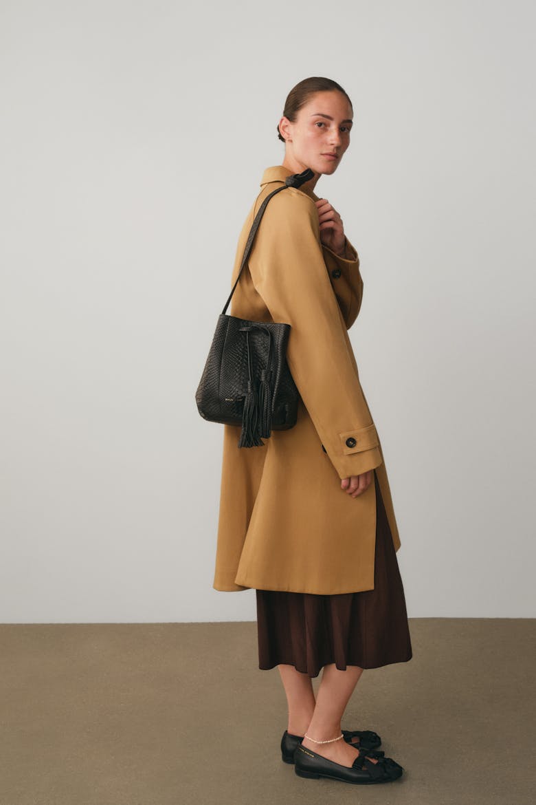 Small Bucket Bag “python”