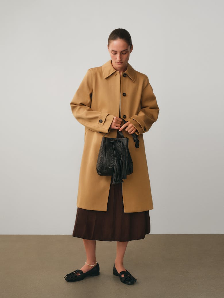 Small Bucket Bag “python”