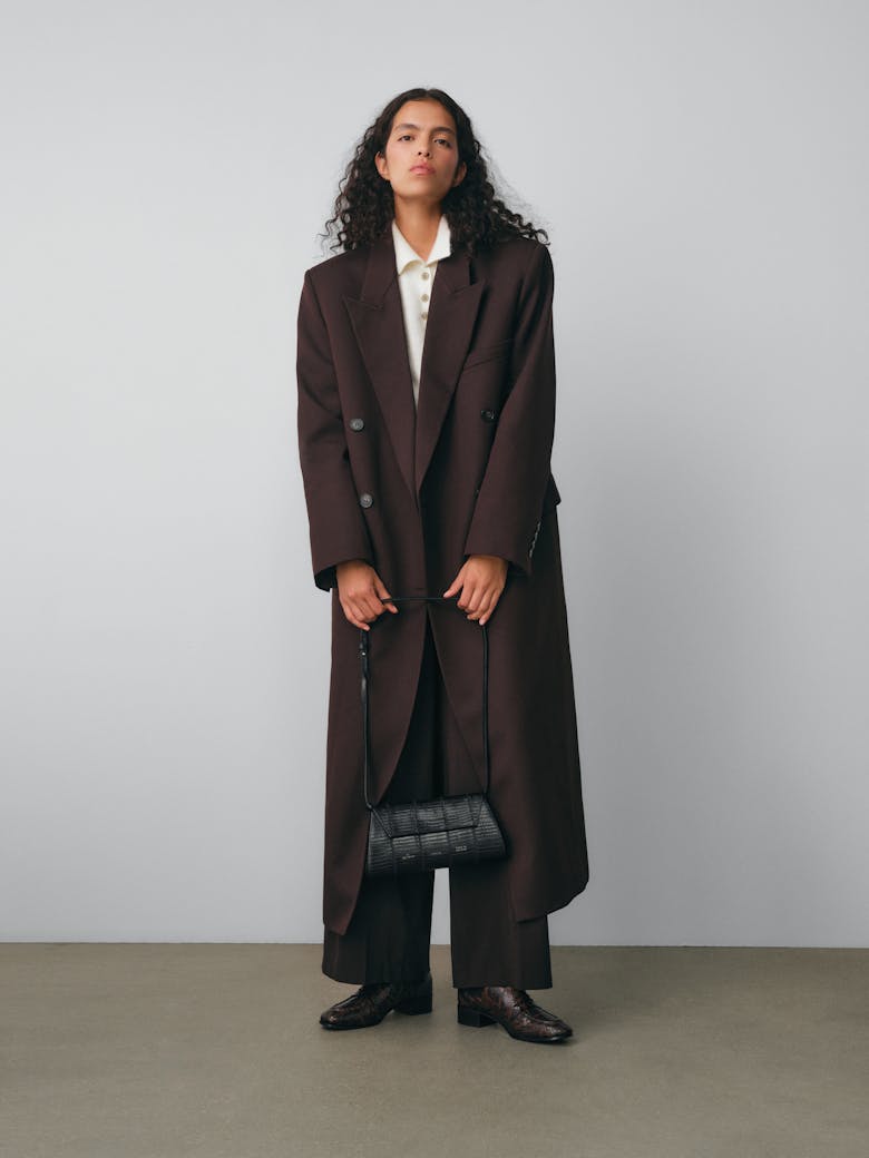 Small Envelope Clutch “black lizard”