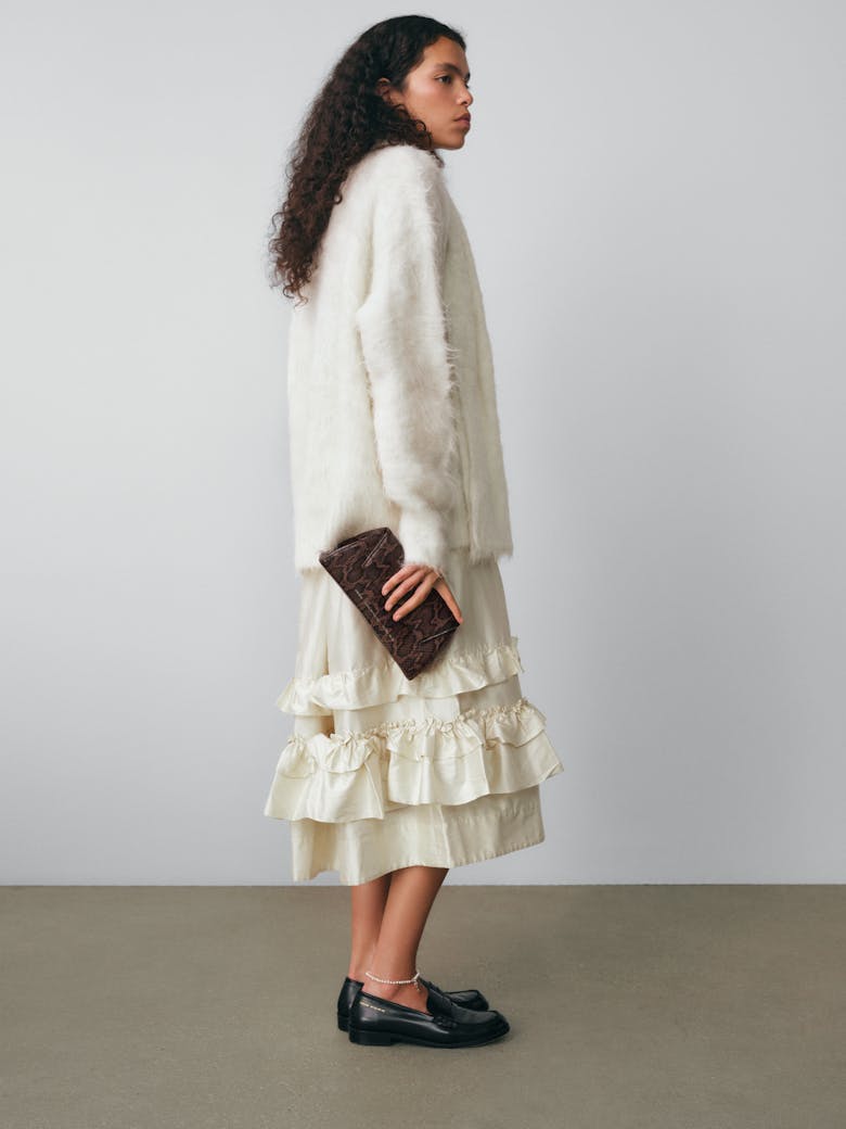 Small Envelope Clutch “brown python”