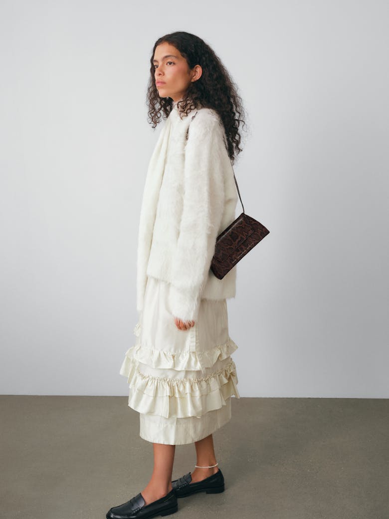 Small Envelope Clutch “brown python”