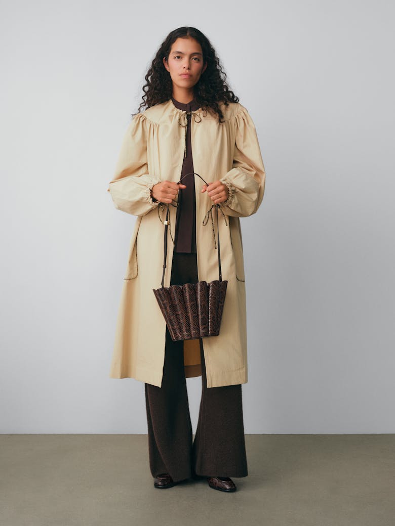 Small Shell Bag “brown python”