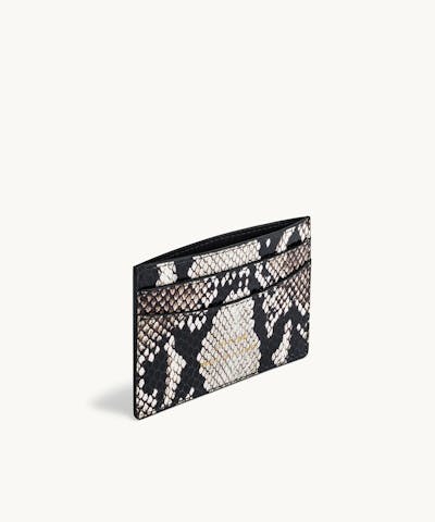 Cardholder “black and white python”