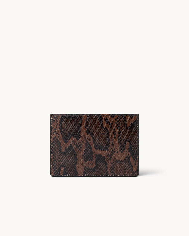 Cardholder “brown python”