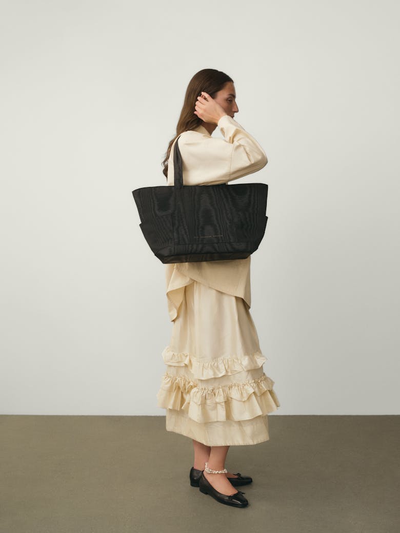 Shopper Bag Moiré Black