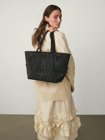 Shopper Bag Moiré Black