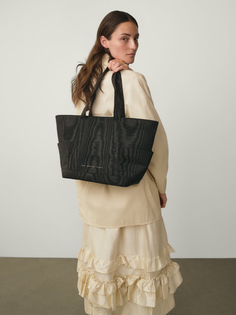 Shopper Bag Moiré Black