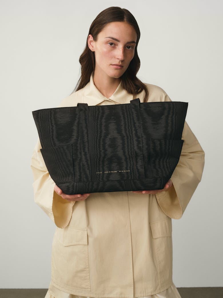 Shopper Bag Moiré Black