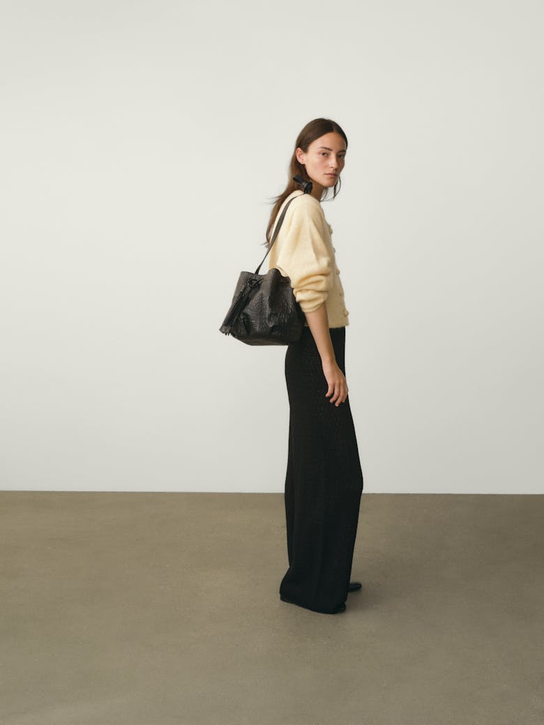 Small Bucket Bag “crocodile”