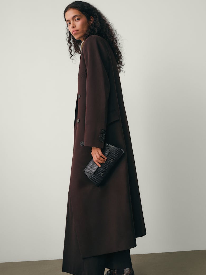 Small Envelope Clutch “black lizard”