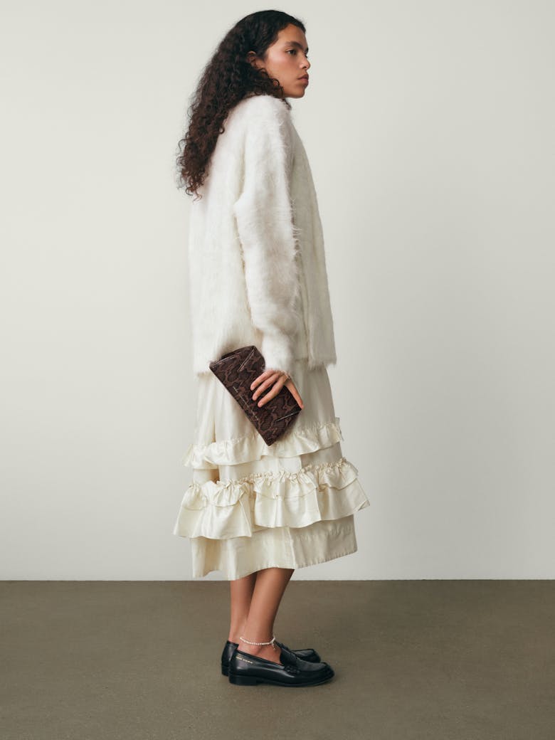 Small Envelope Clutch “brown python”