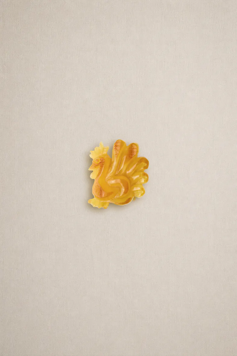 Big Amber “Kogut” Brooch