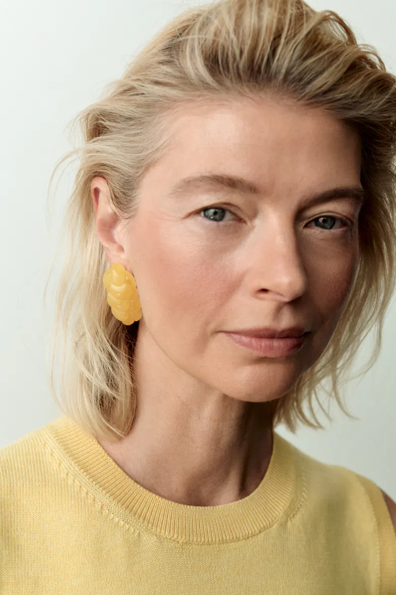 Amber “Chałka” Earrings