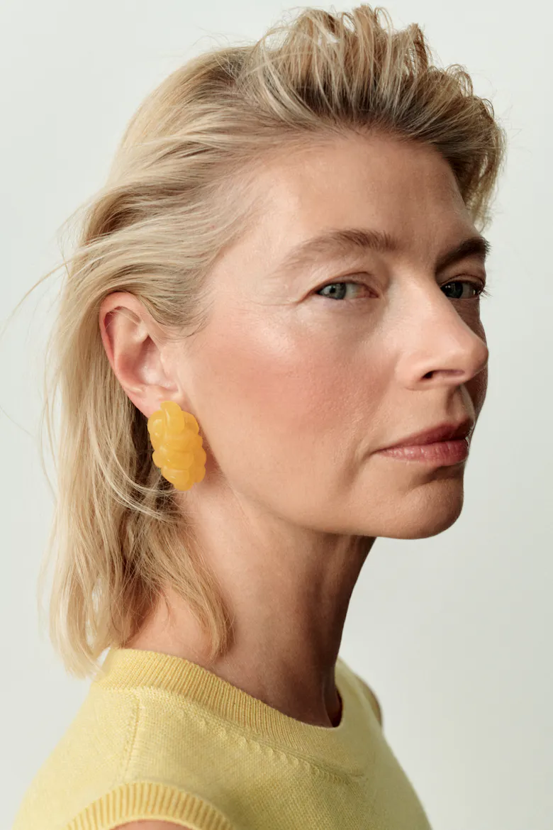 Amber “Chałka” Earrings