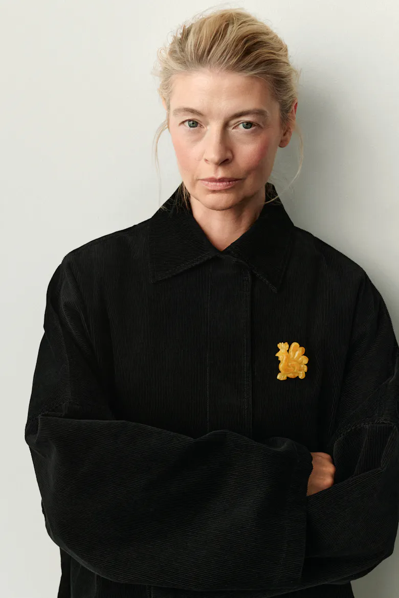 Amber “Kogut” Brooch
