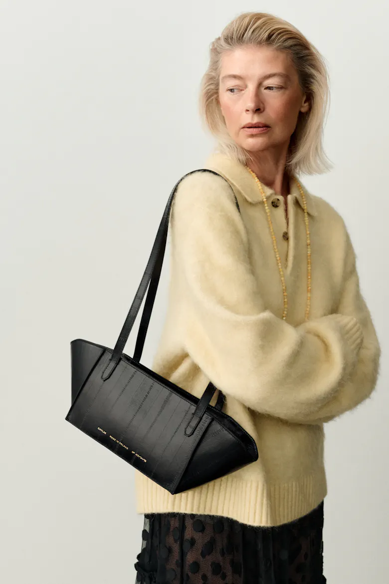 Baguette Bag “black eel”