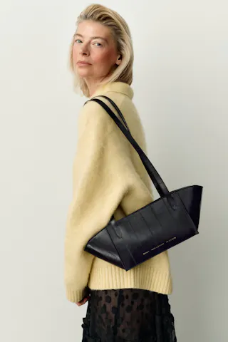 Baguette Bag “black eel”