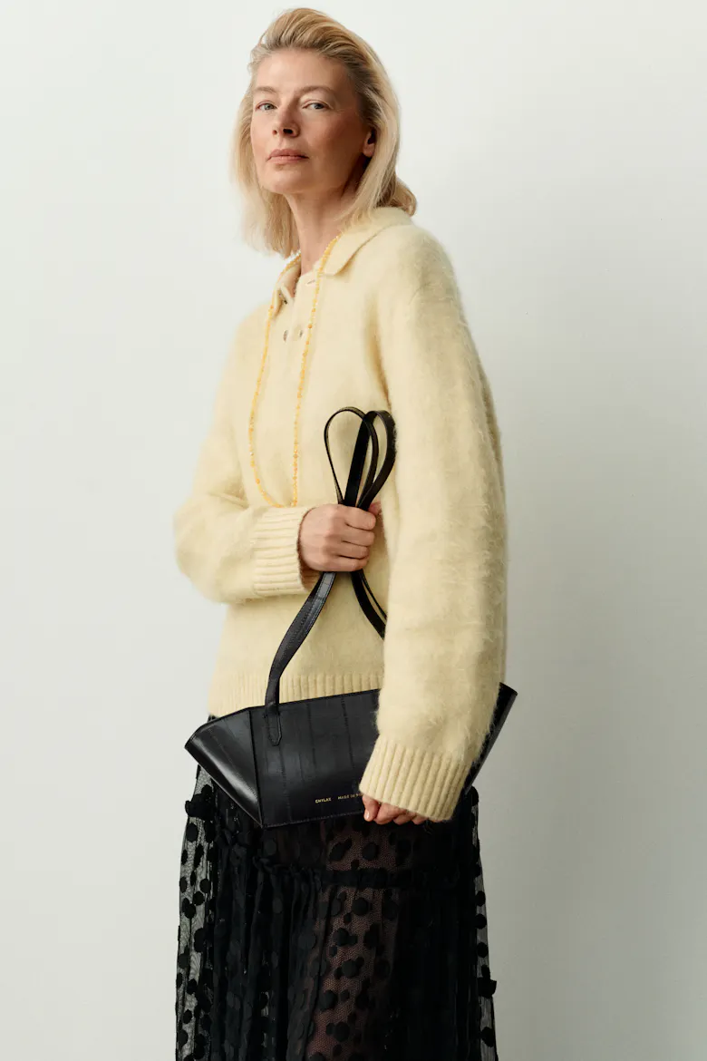 Baguette Bag “black eel”