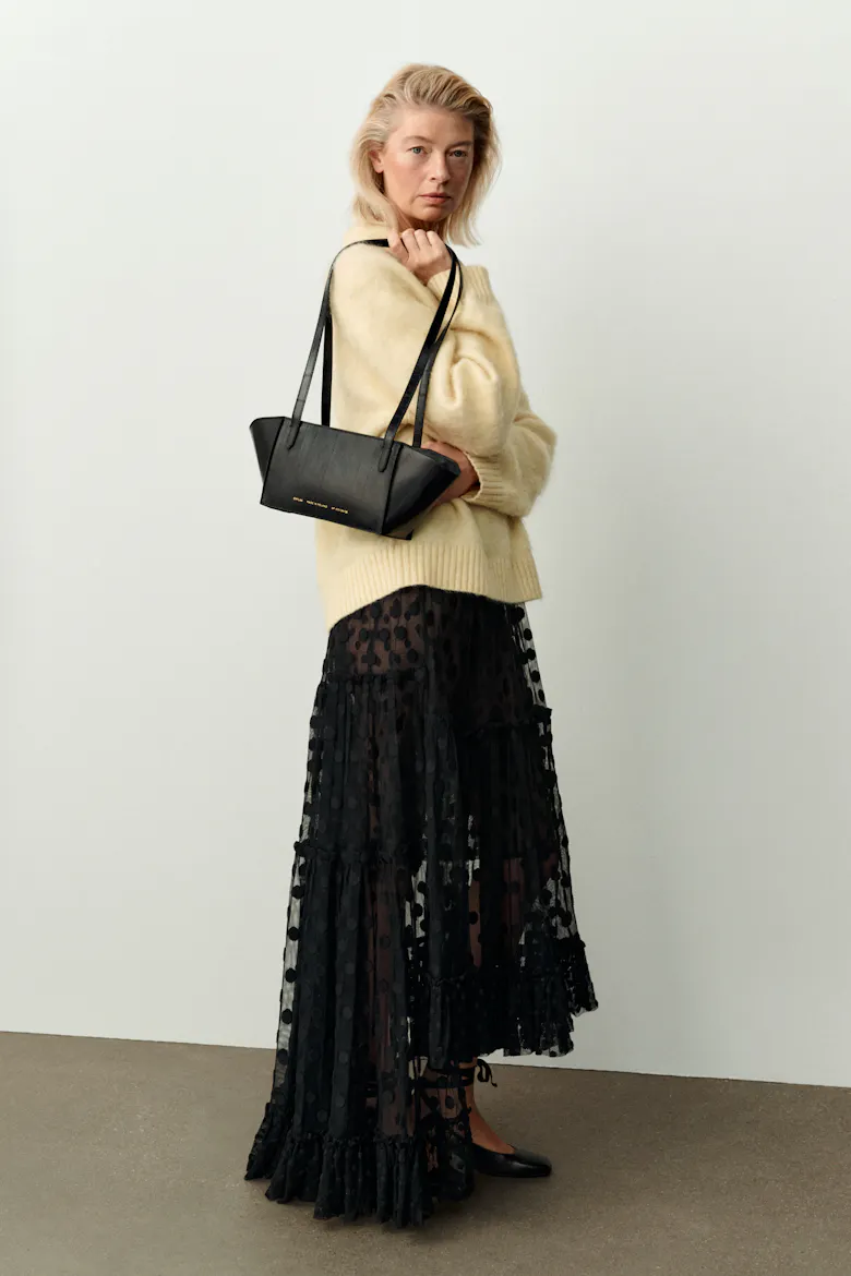 Baguette Bag “black eel”