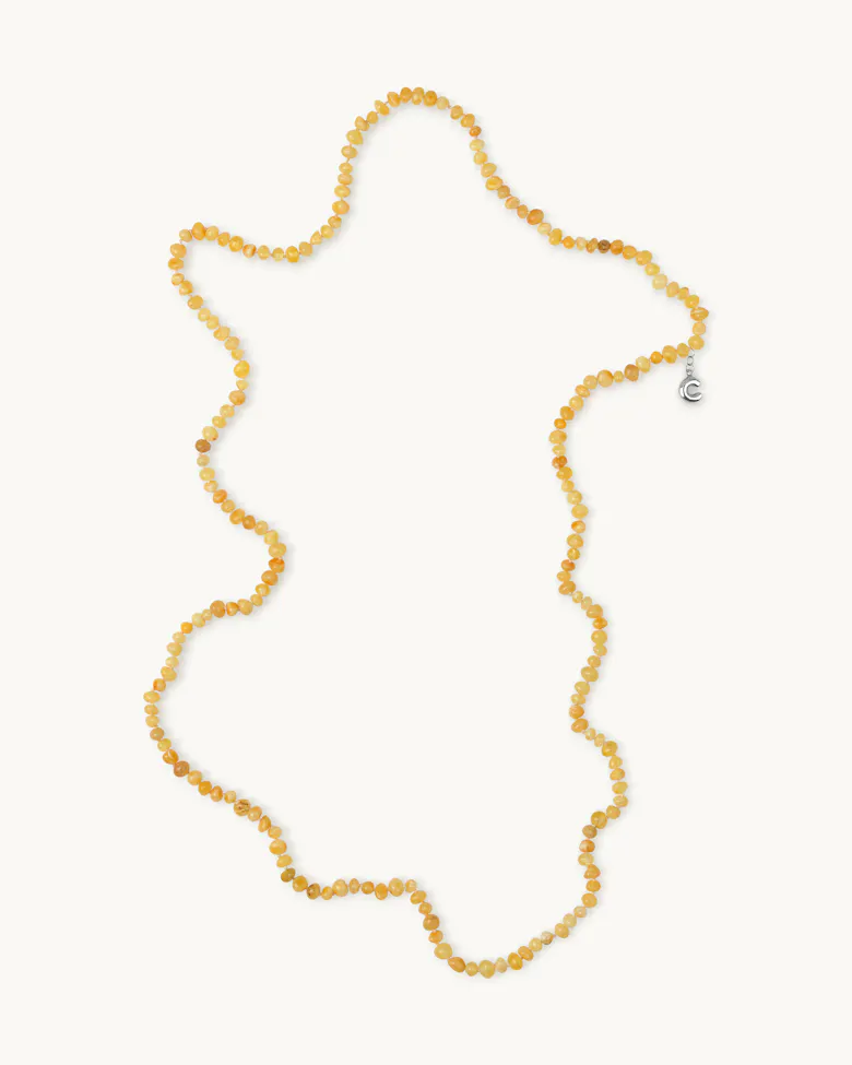 Long Amber Necklace 