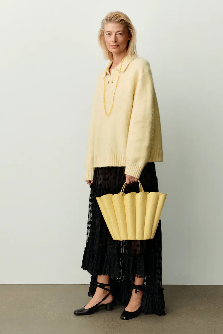 Shell Bag Milky Amber