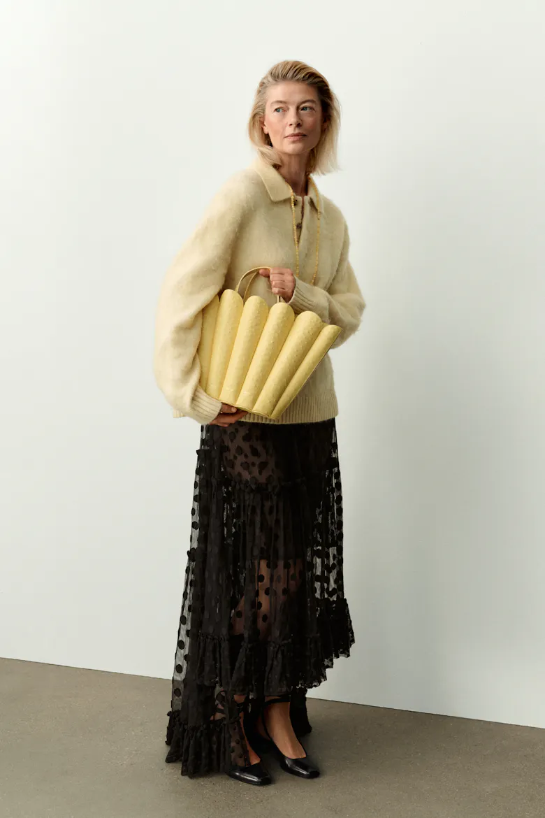 Shell Bag Milky Amber