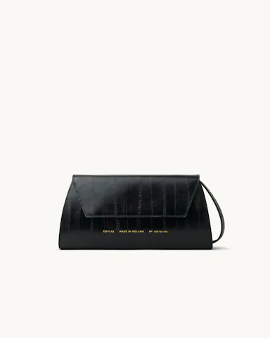 Small Envelope Clutch “black eel”
