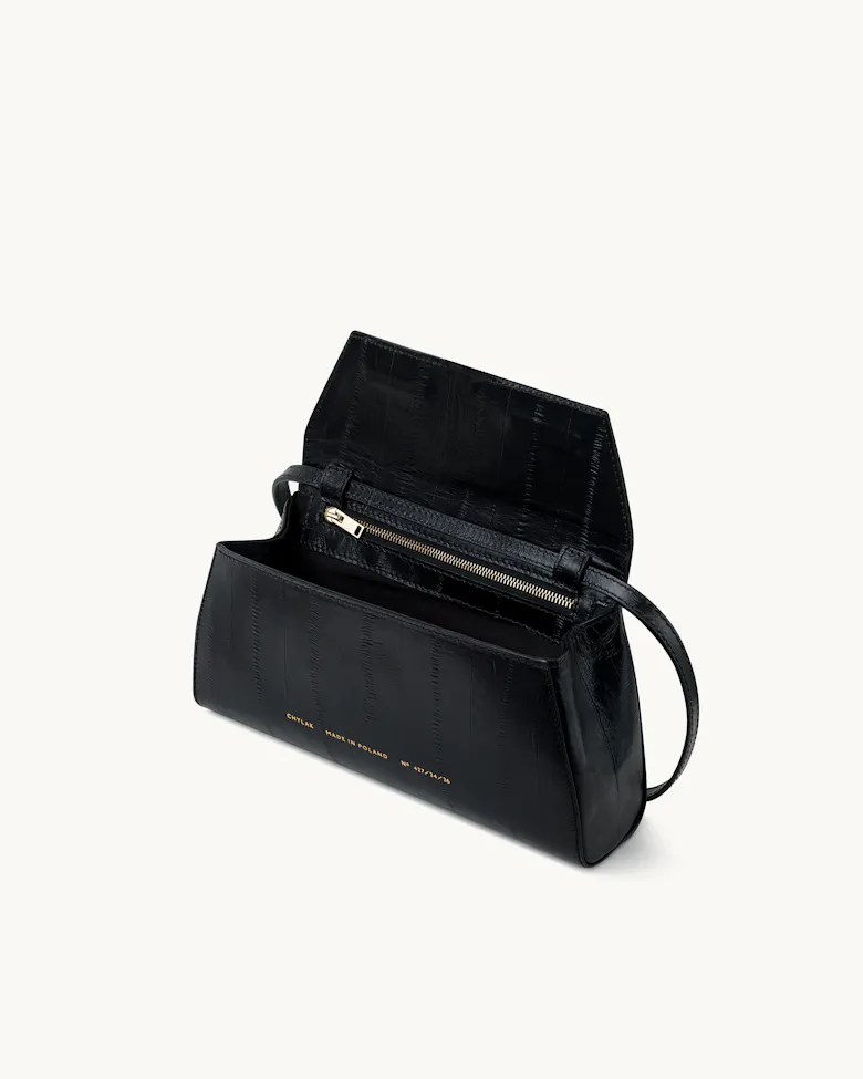 Small Envelope Clutch “black eel”