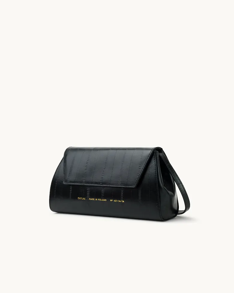 Small Envelope Clutch “black eel”